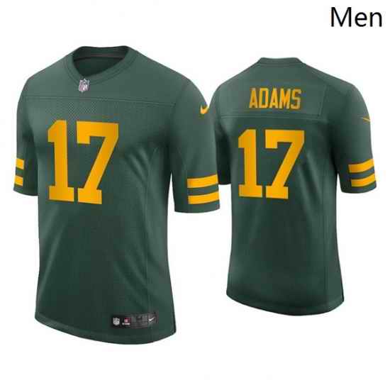Green Bay Packers 17 Davante Adams Alternate Green Vapor Limited Jersey